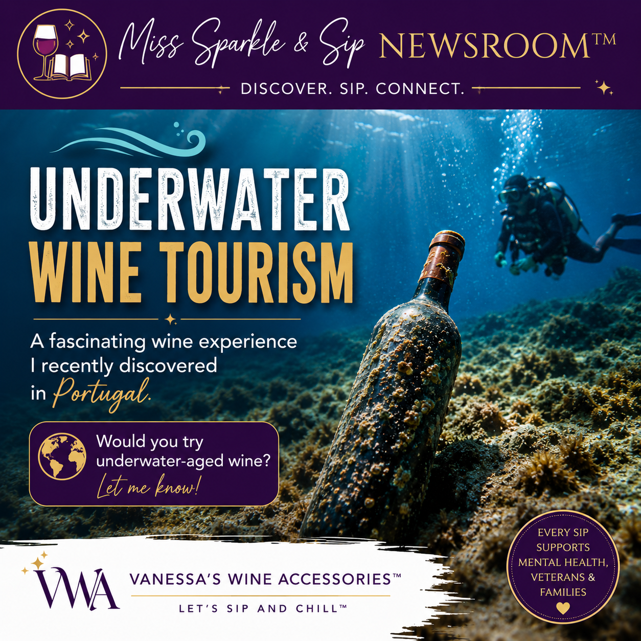 🌊 A Fascinating Wine Discovery: Underwater Wine Tourism in Portugal