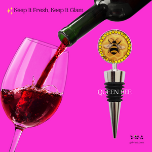 ✨ Pop, Pour & Preserve: Meet Our Glamorous Wine Bottle Stoppers