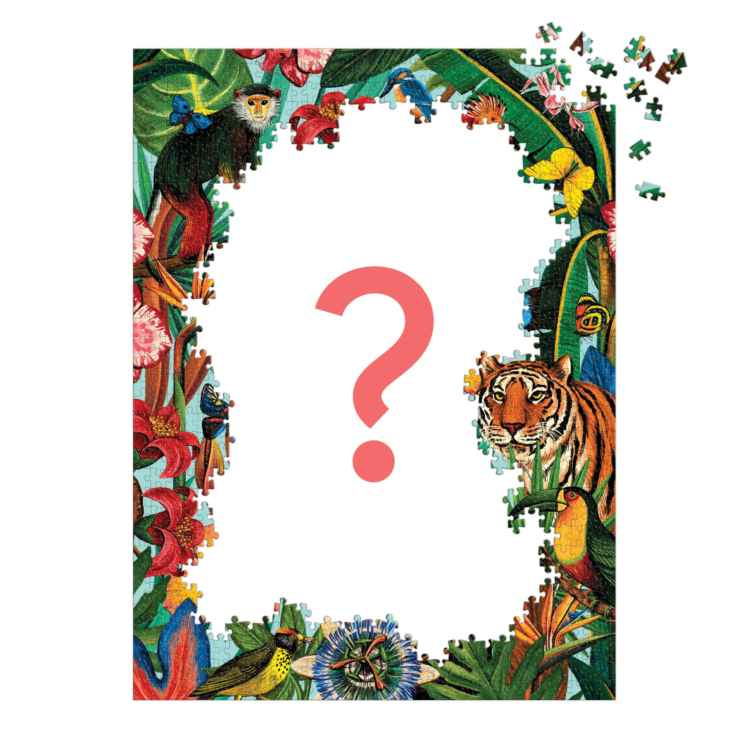 Wild Tropics | 1000-Piece Surprise Jungle Jigsaw Puzzle
