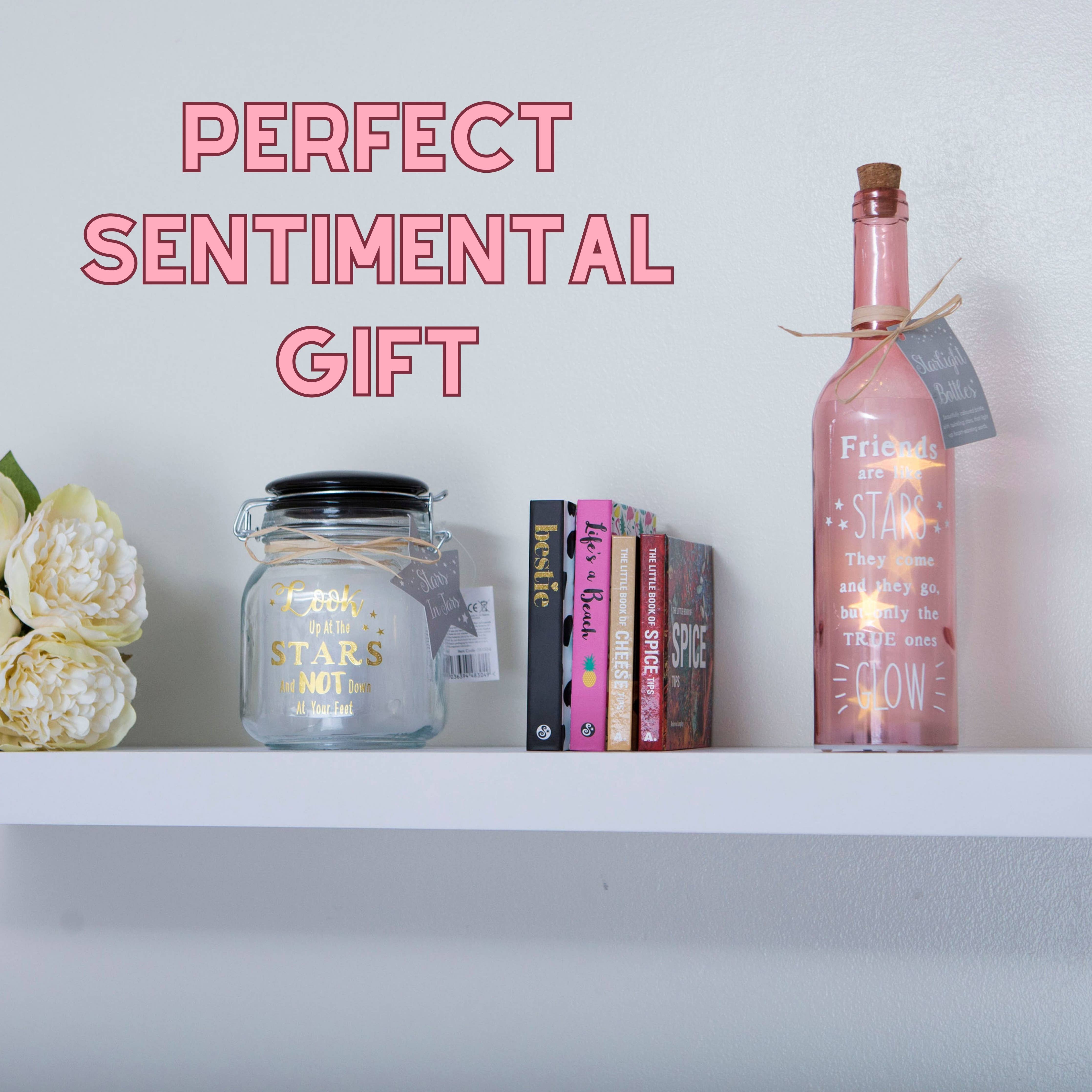Friends Luxe Starlight Bottle | LED Sentimental Gift for Friend