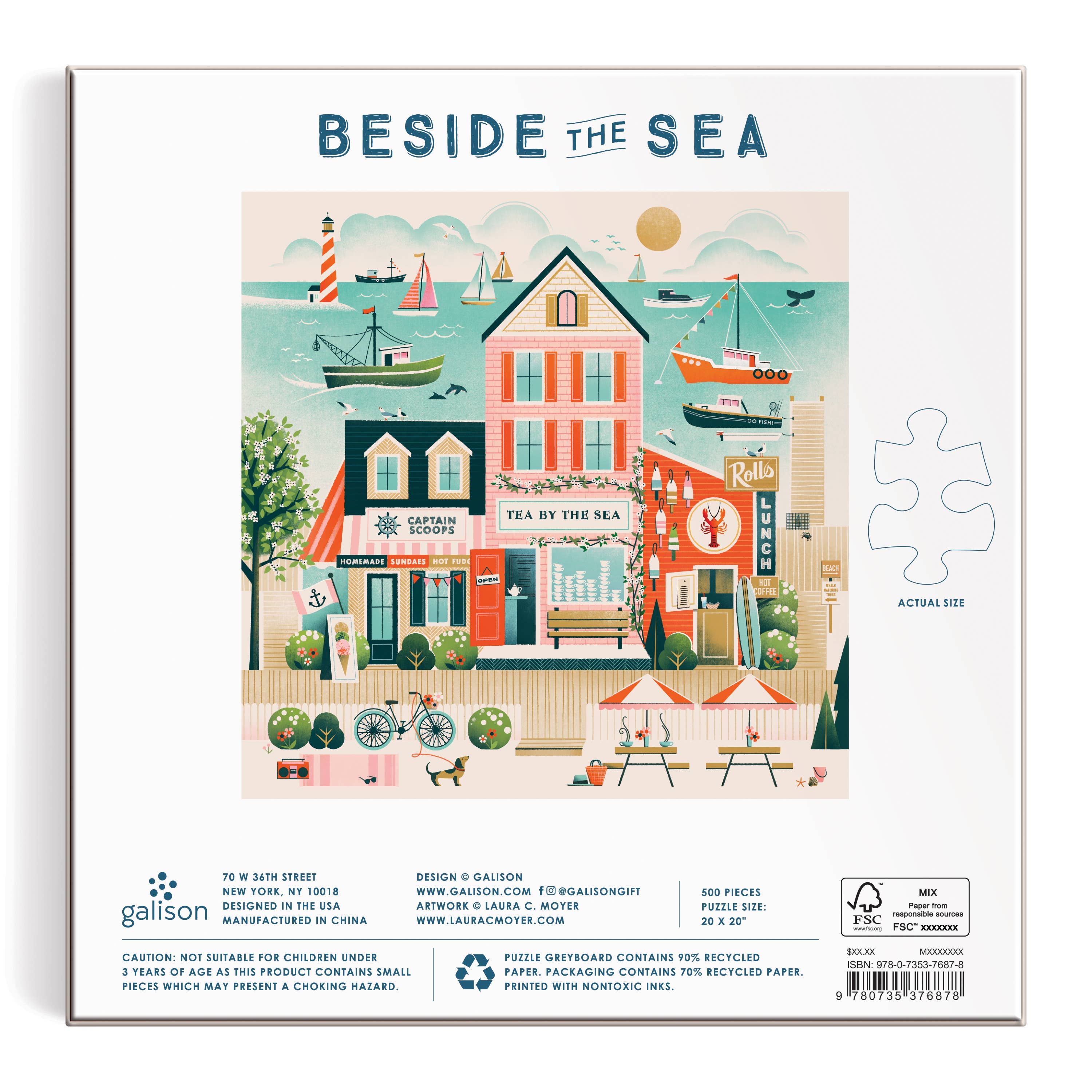 Beside the Sea | 500-Piece Coastal Jigsaw Puzzle