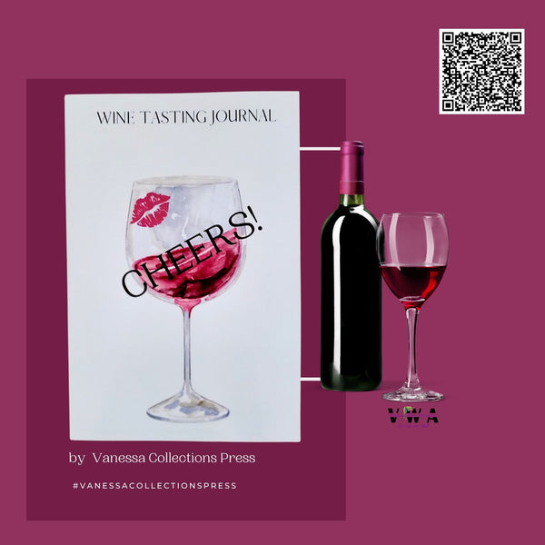 NEW! Wine Tasting Journal-CHEERS!-ADD A Personalized Photo