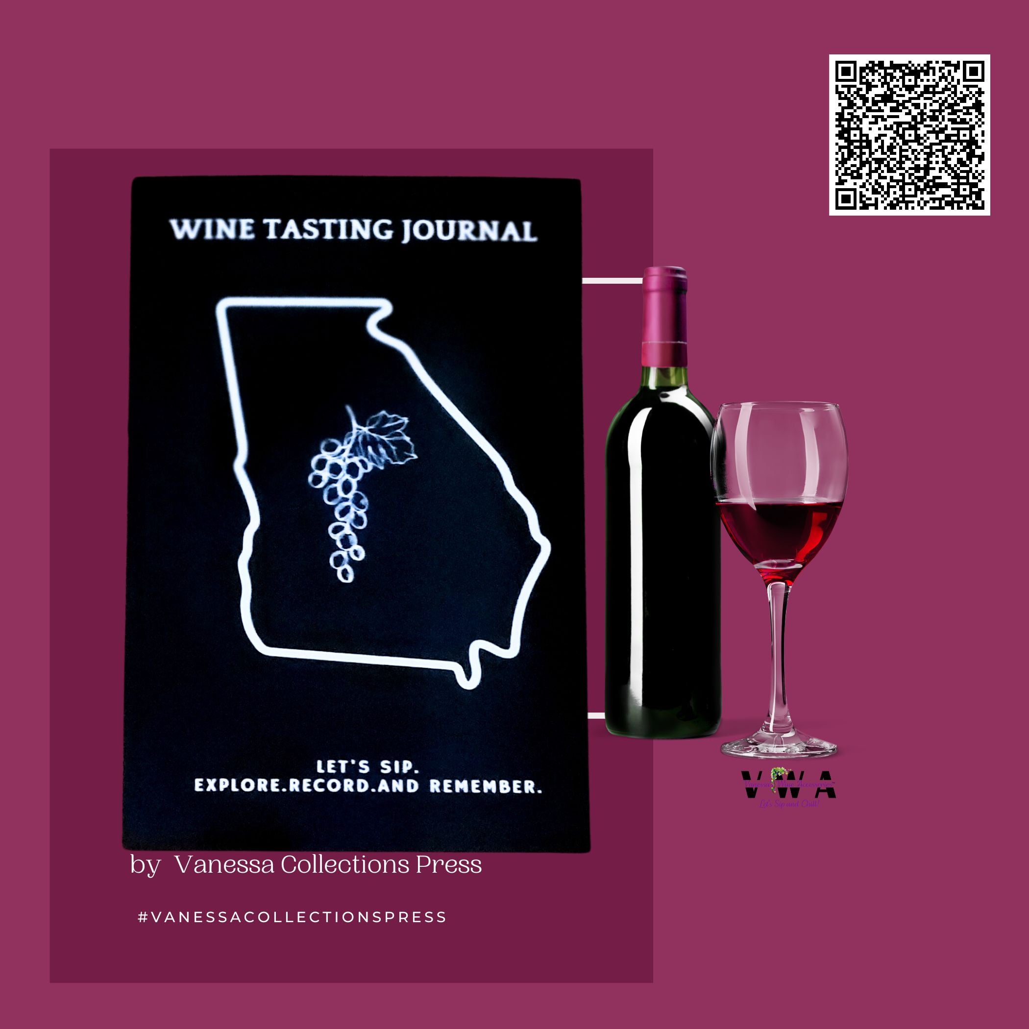 VWA Wine Tasting Journal: State of Georgia-Features: Wine TAG System (Taste, Aroma and General Impressions)