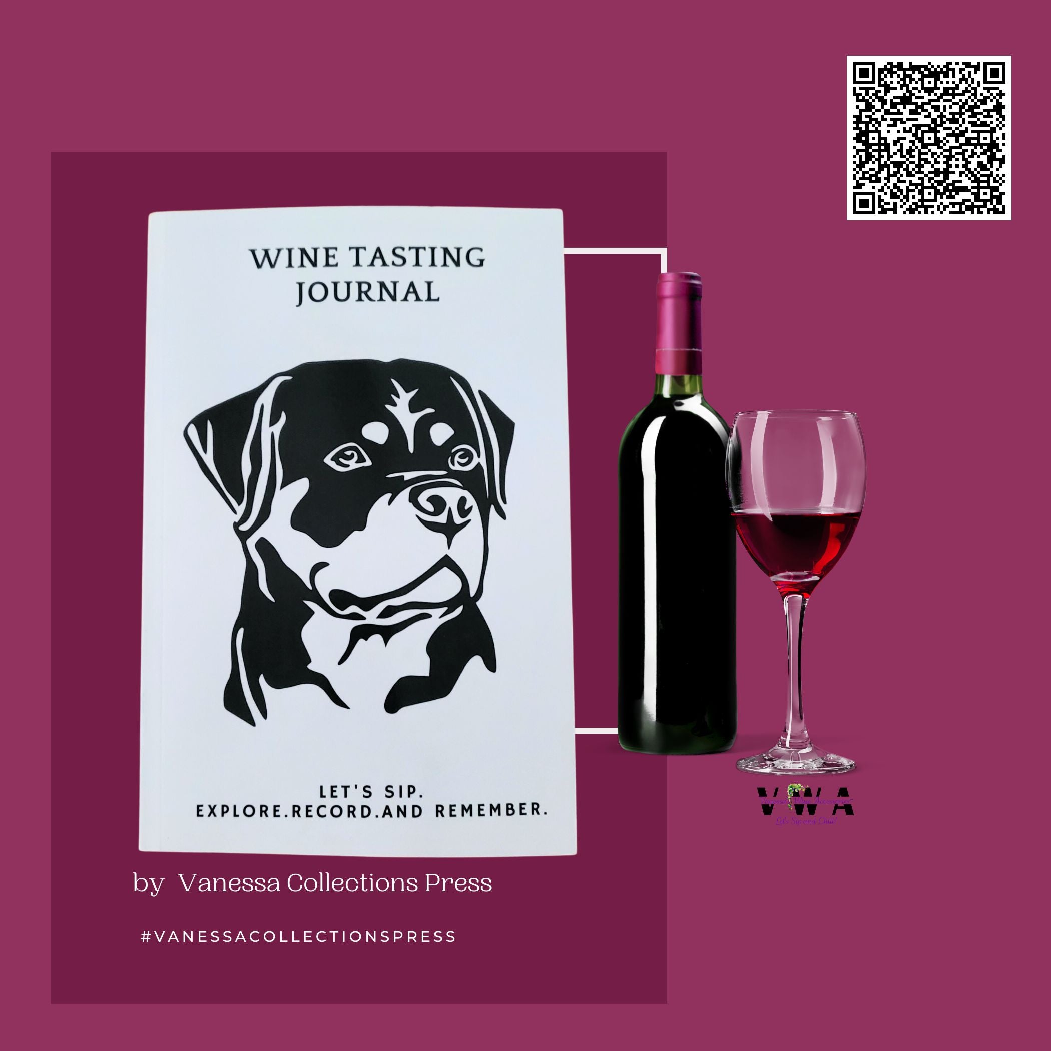 VWA Wine Tasting Journal: Rottweiler Features: Wine TAG System (Taste, Aroma and General Impressions)