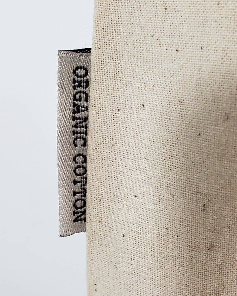 Books & Wine™ Organic Cotton Tote Bag | Book Lover Wine Tote for Book Club