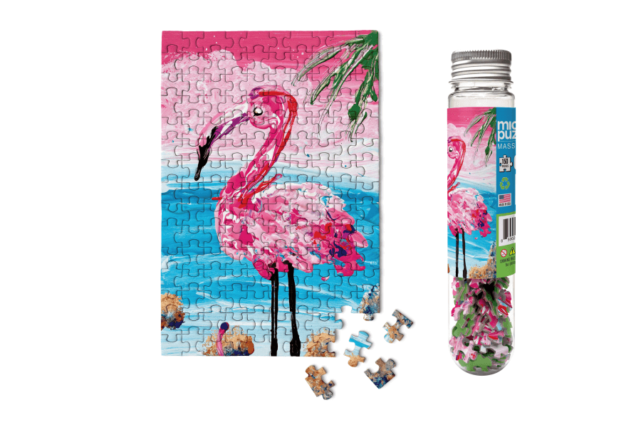 Flamingo | 150-Piece Micro Jigsaw Puzzle for Flamingo & Art Lovers