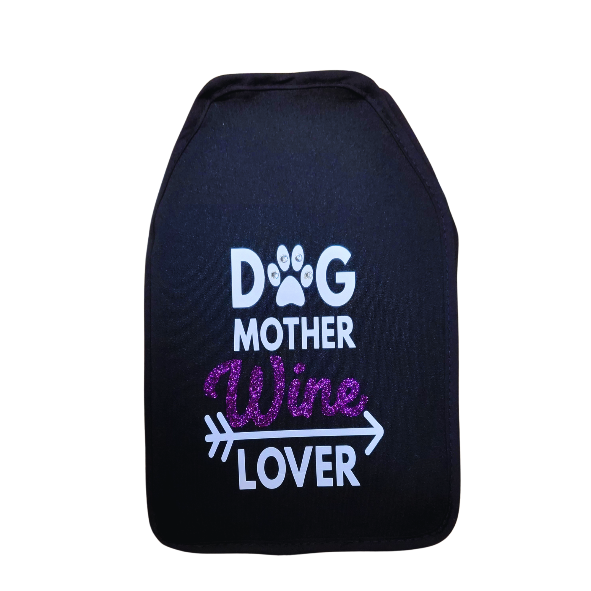 Dog Mother Champagne Lover Rhinestone Chiller Sleeve | Dog Mom Gift