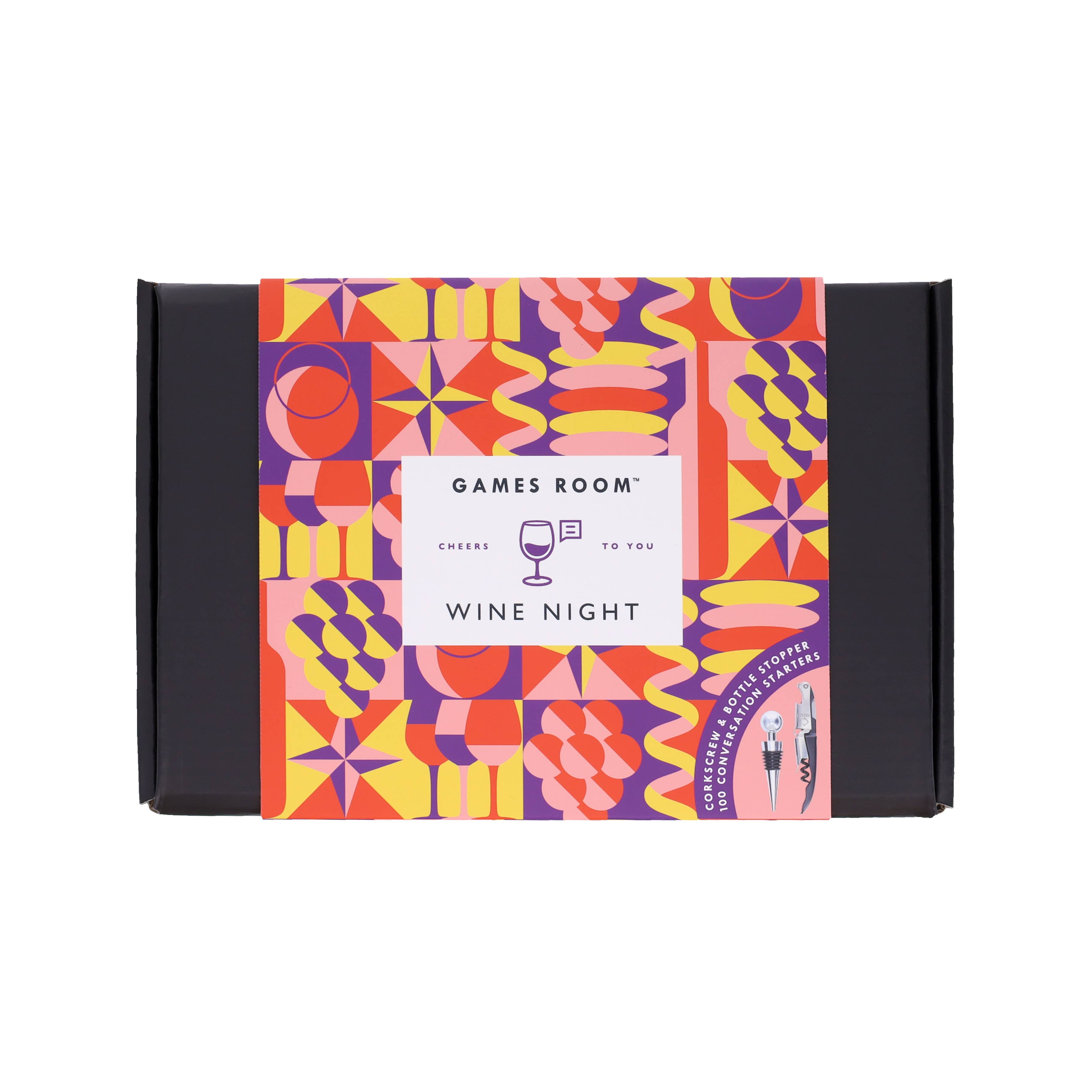 Wine Night Gift Set | Wine Accessories and Conversation Card Game