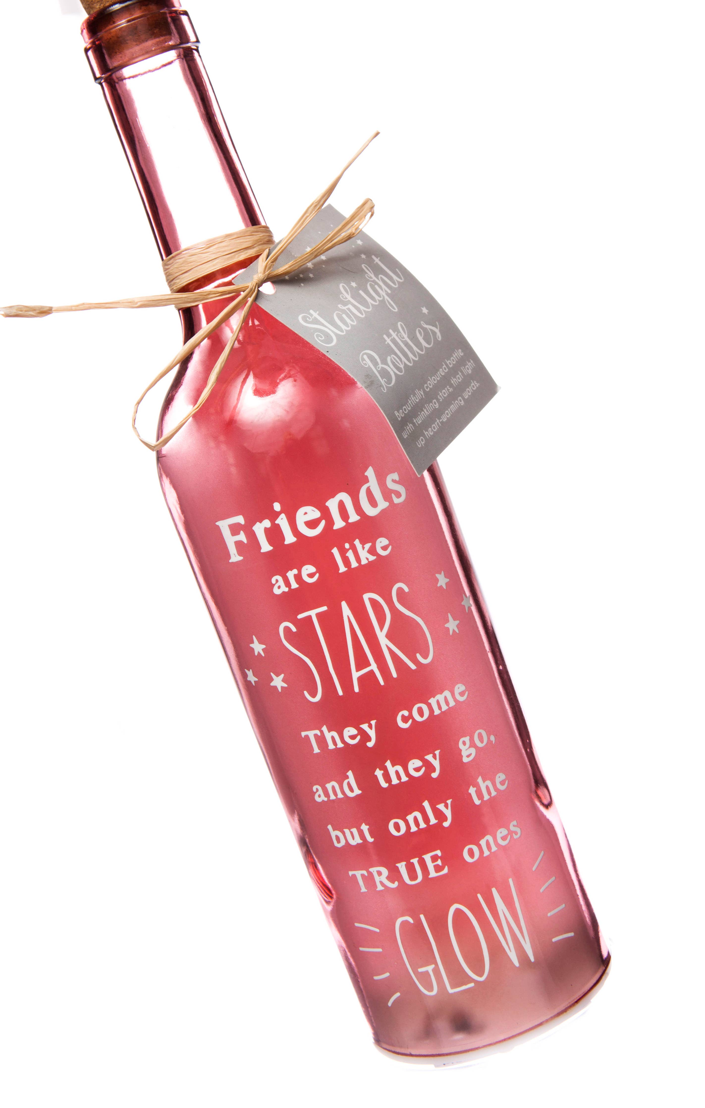 Friends Luxe Starlight Bottle | LED Sentimental Gift for Friend