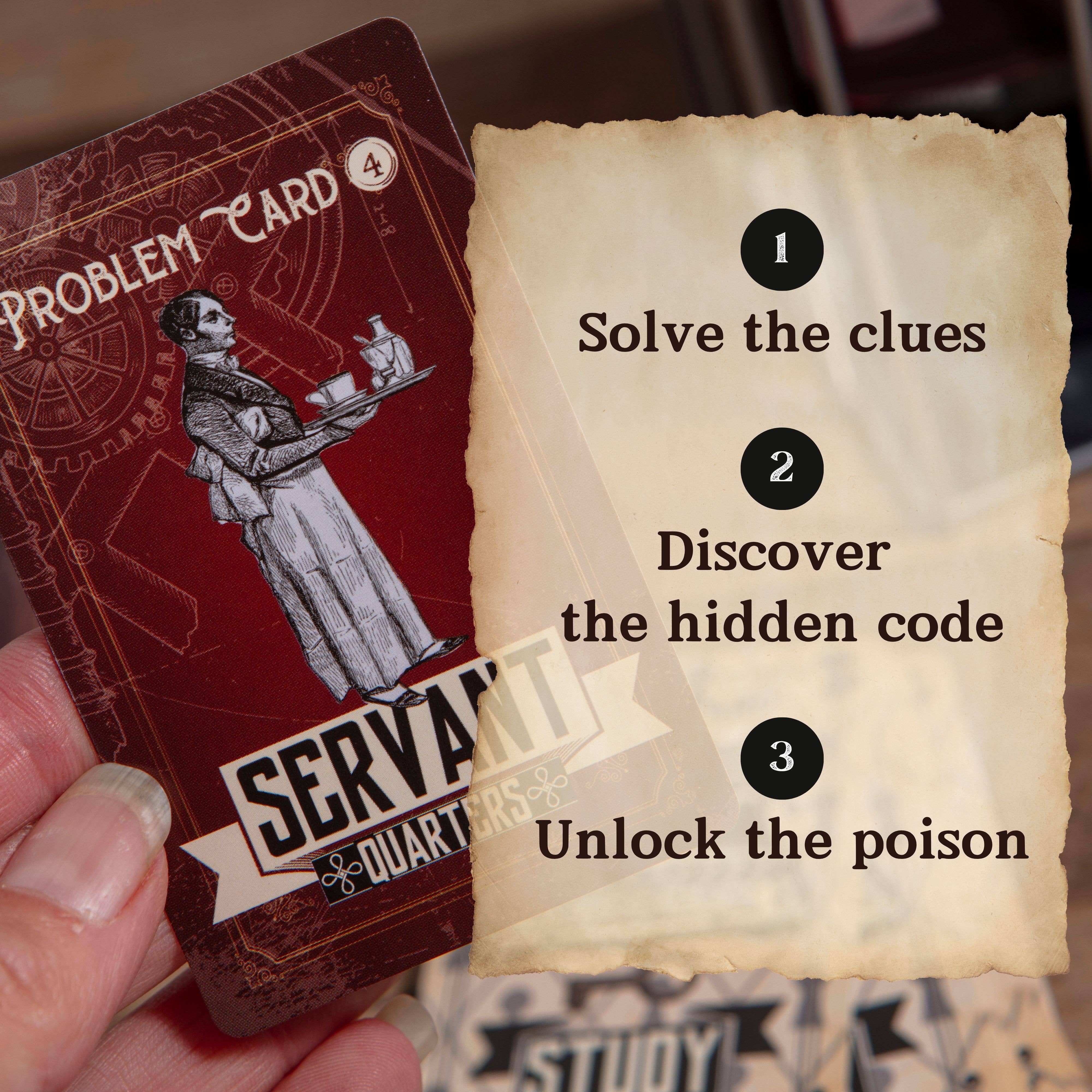 Wine Escape Room Puzzle Game – Lockable Wine Gift with Padlock | Adult Party Game