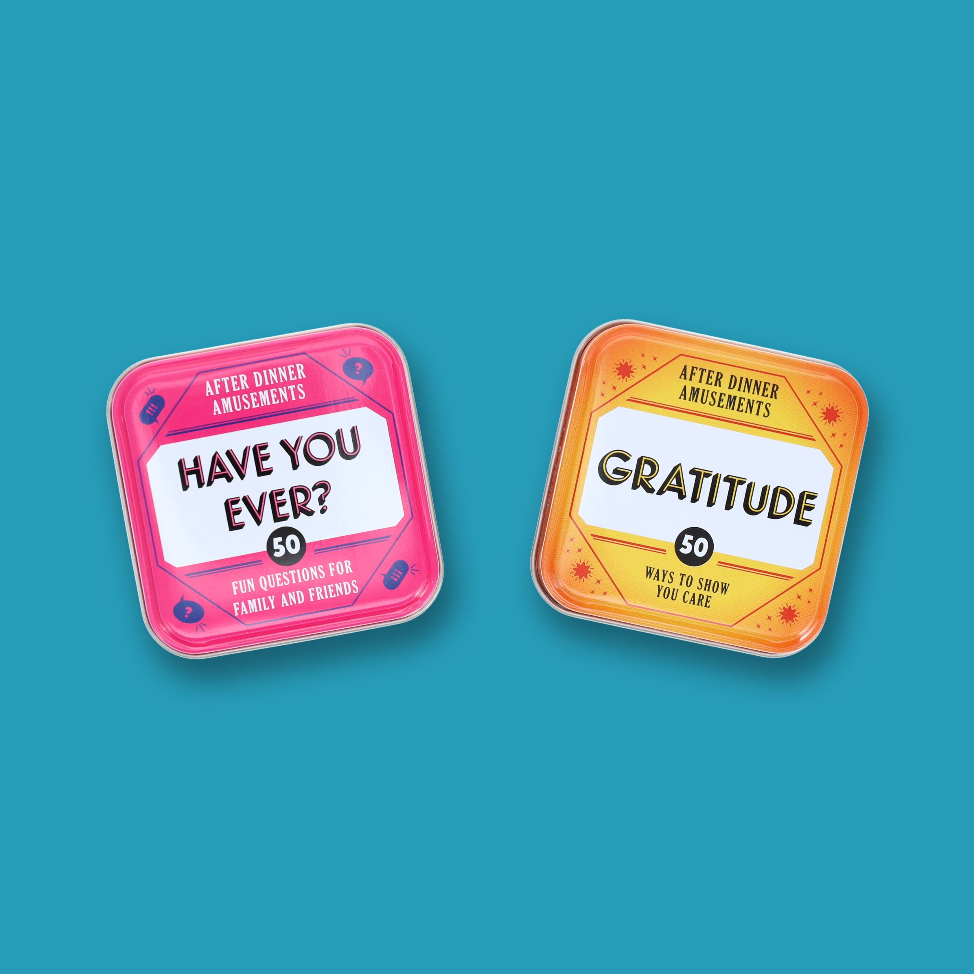 After Dinner Amusements: Gratitude | 50 Gratitude Prompts and Activities for Family and Friends