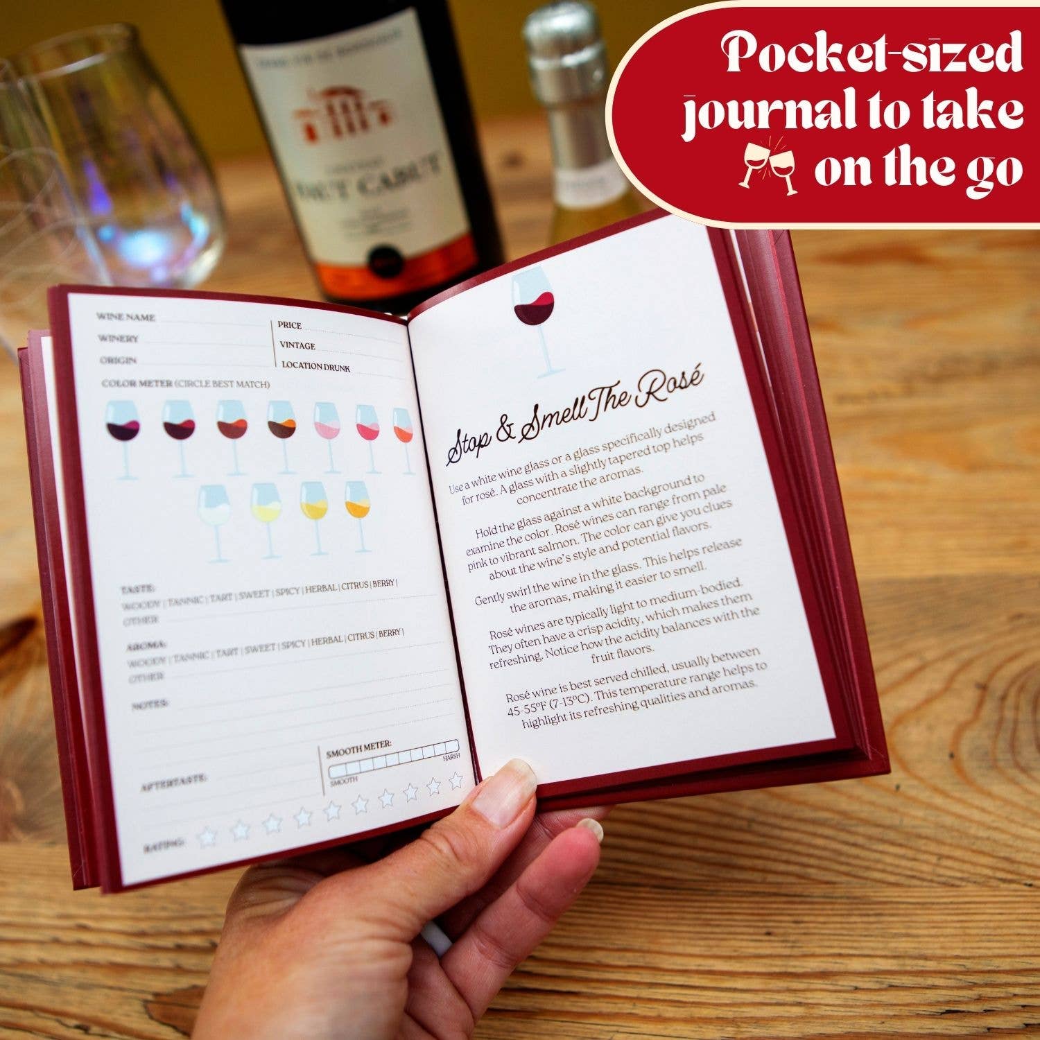 Be Fine and Drink Wine Book | Funny Wine Lover Gift