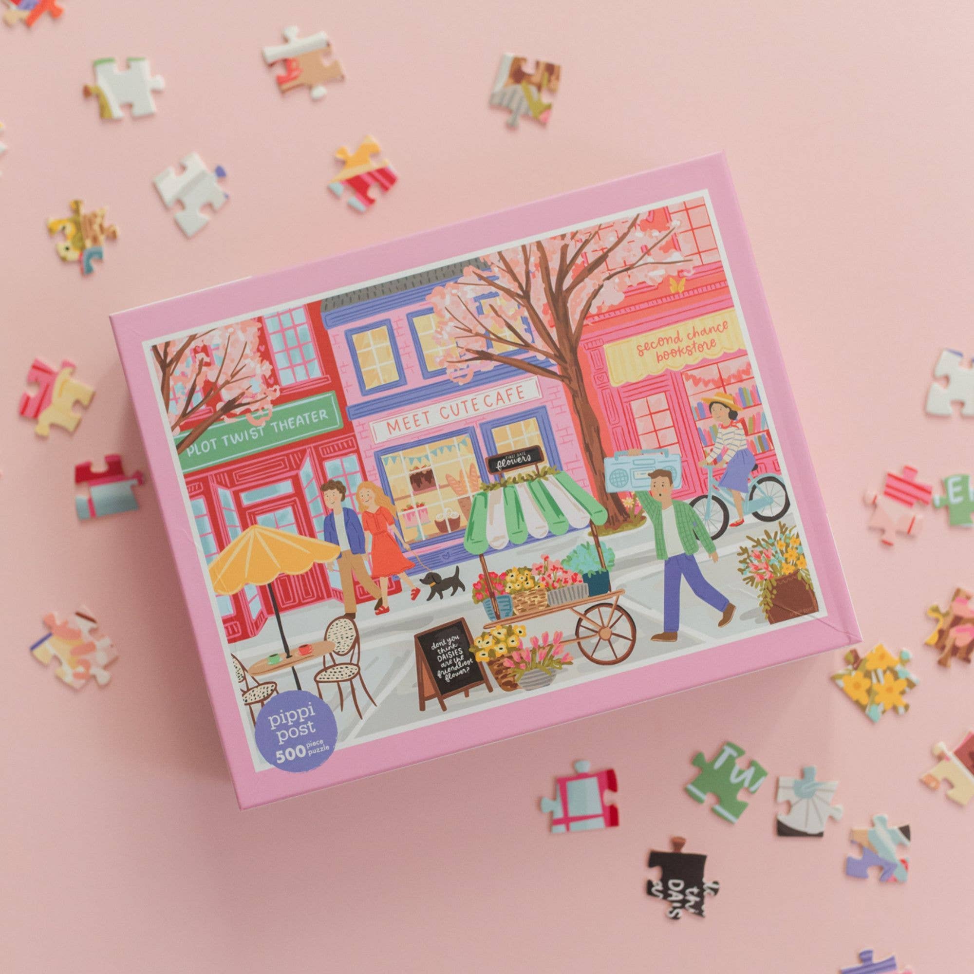 Match Made In Pieces | 500-Piece Rom-Com Jigsaw Puzzle for Romance Book Lovers