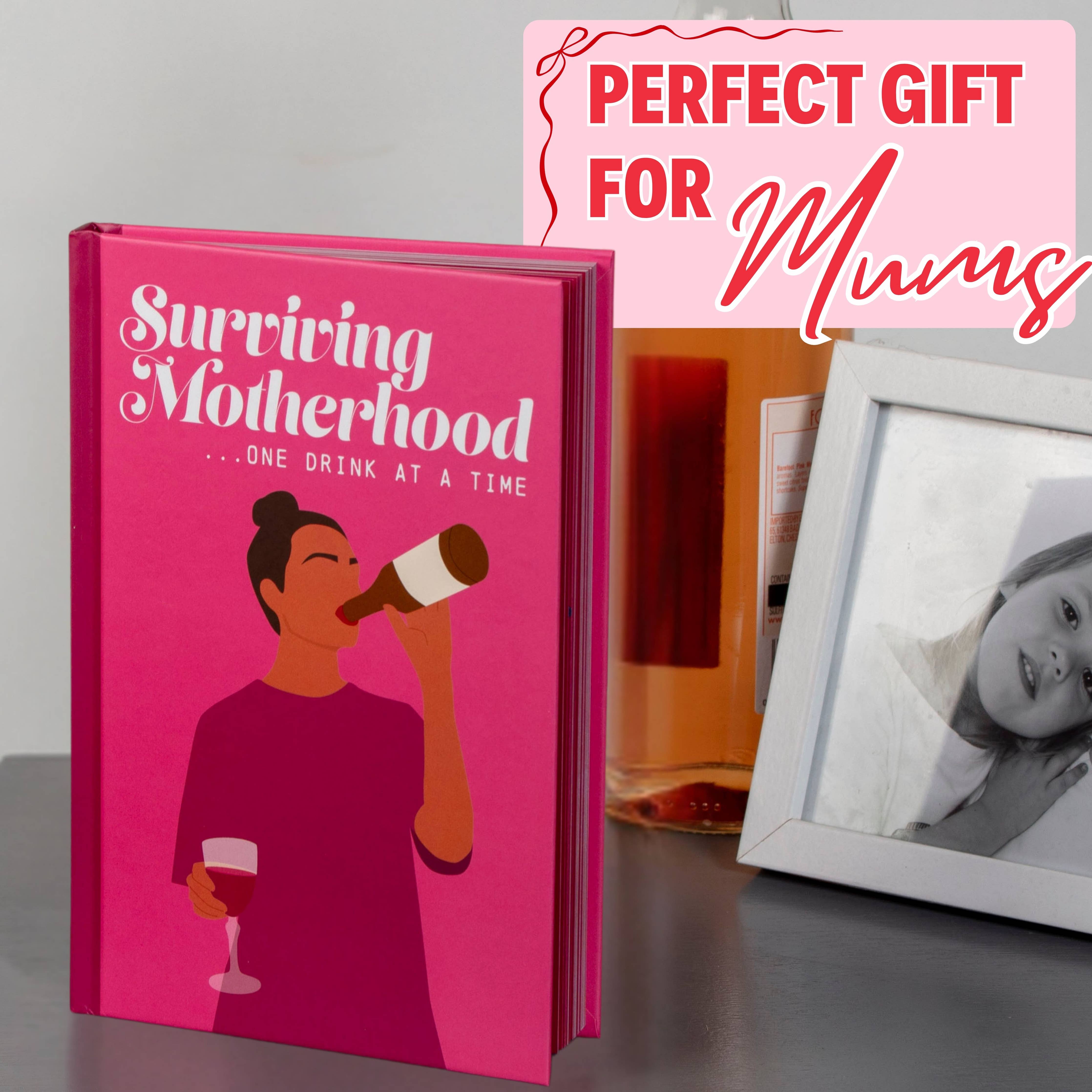Surviving Motherhood | Funny Gift Book for Moms