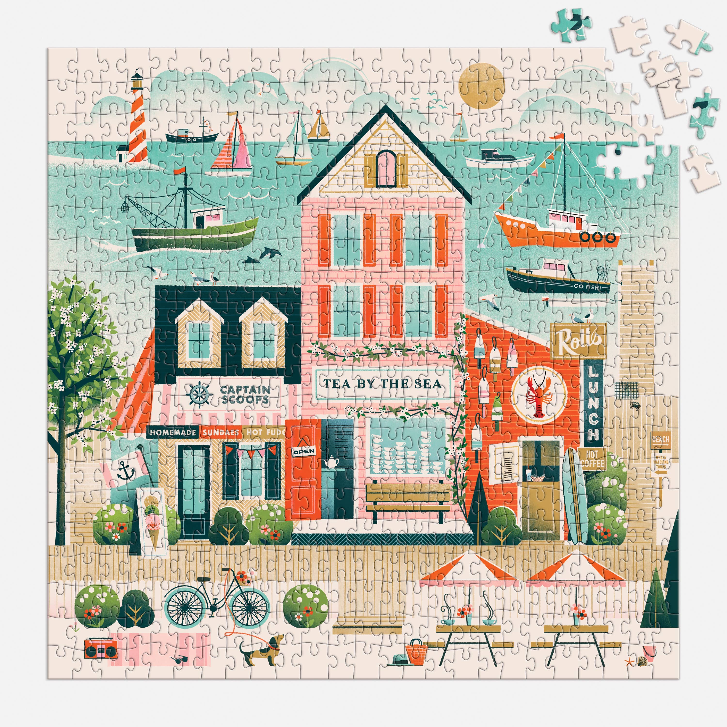 Beside the Sea | 500-Piece Coastal Jigsaw Puzzle