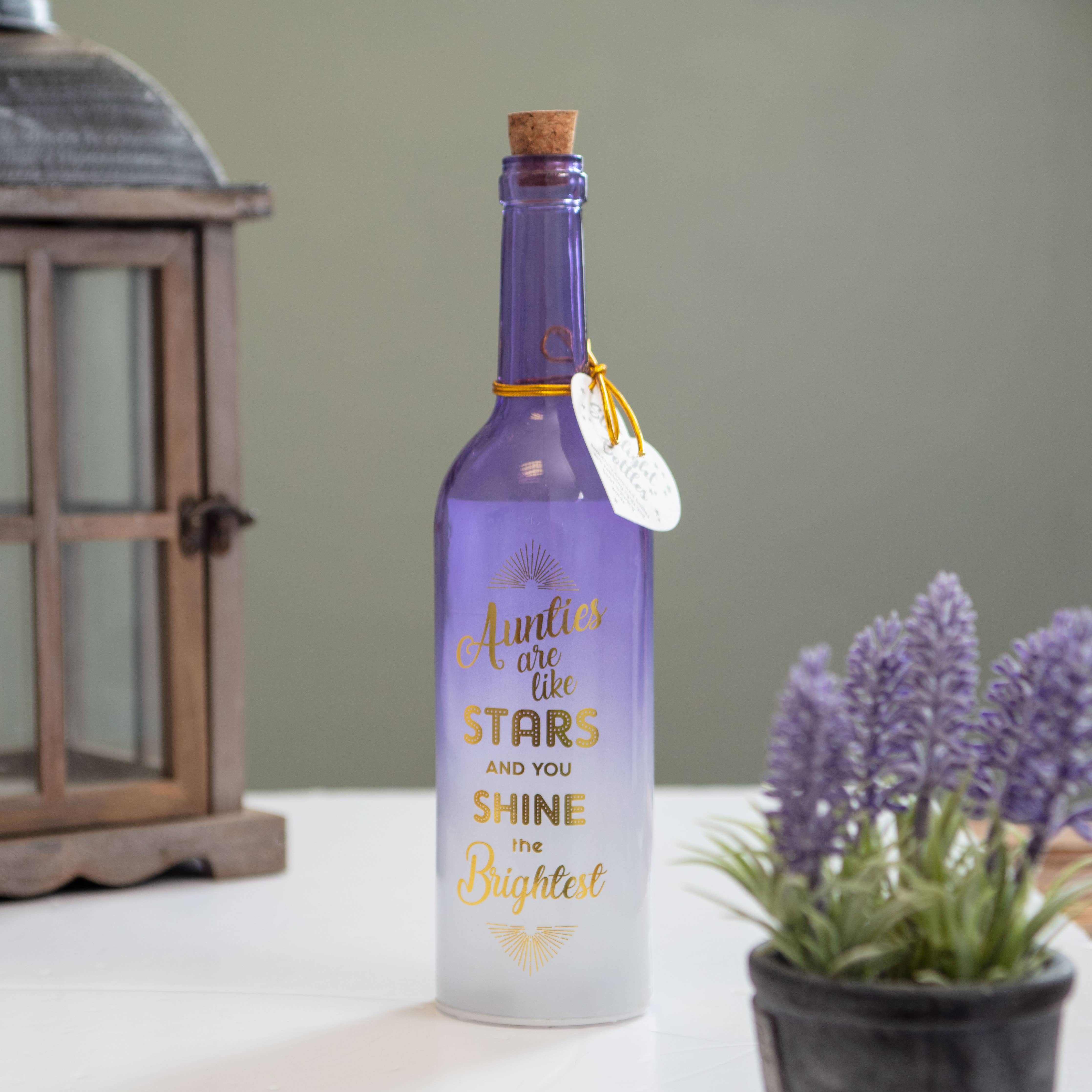 Auntie Luxe Starlight Bottle | Sparkling Sentiment Gift for Aunt