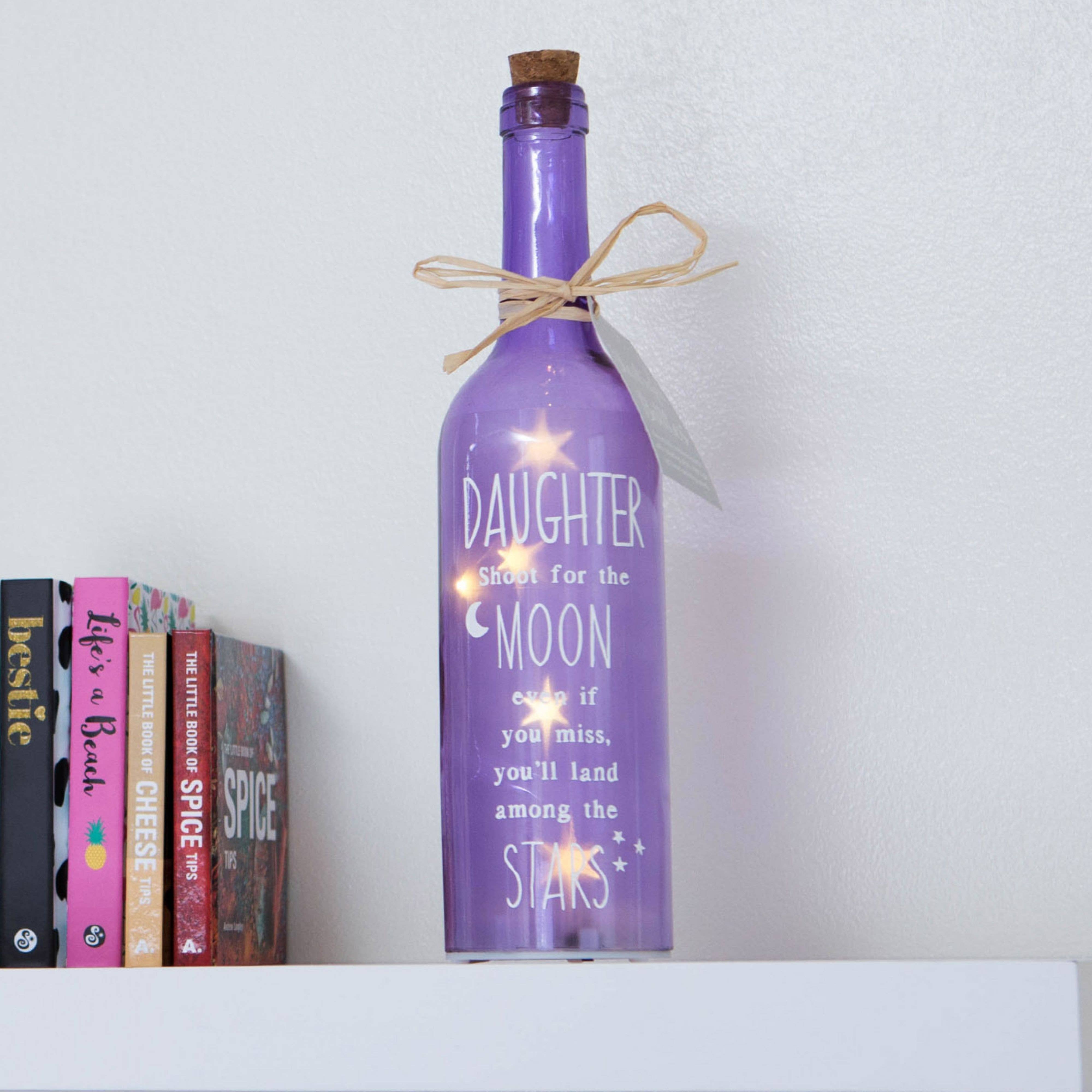 Daughter Starlight Bottle Gift | LED Sentimental Decor for Daughter