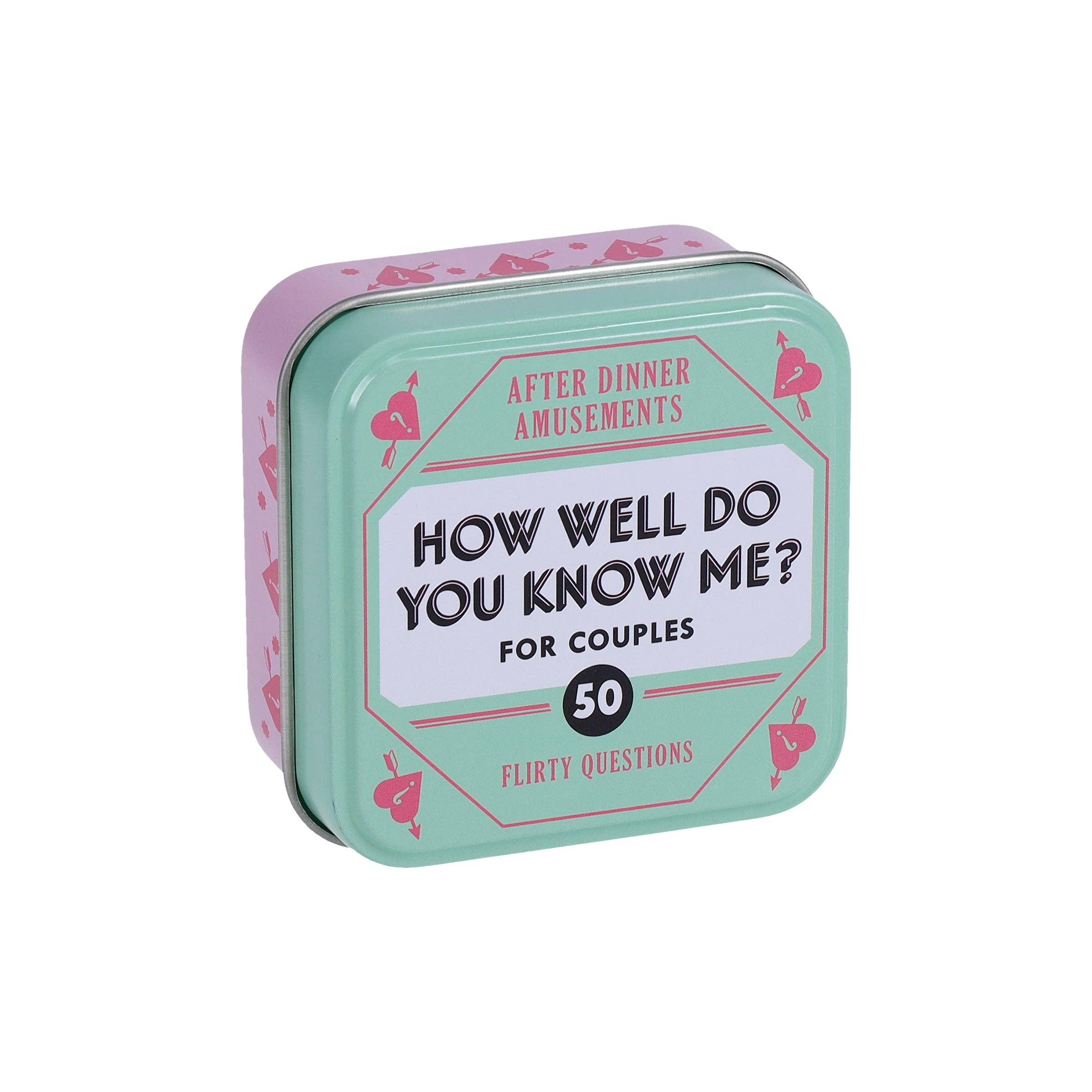 After Dinner Amusements: How Well Do You Know Me? For Couples | Flirty Question Card Game for Couples