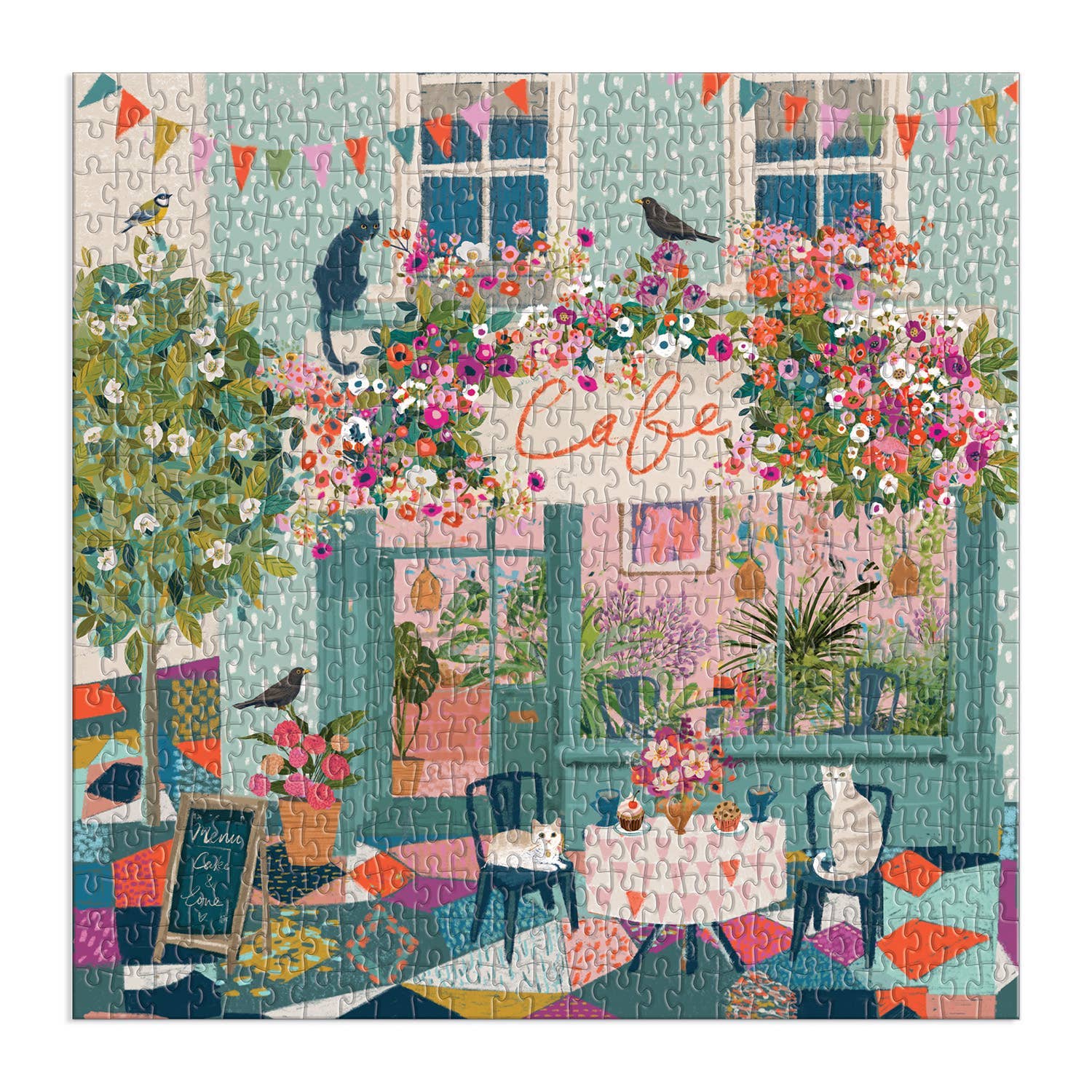 Afternoon Tea | 500-Piece Jigsaw Puzzle Featuring a Charming Café Scene