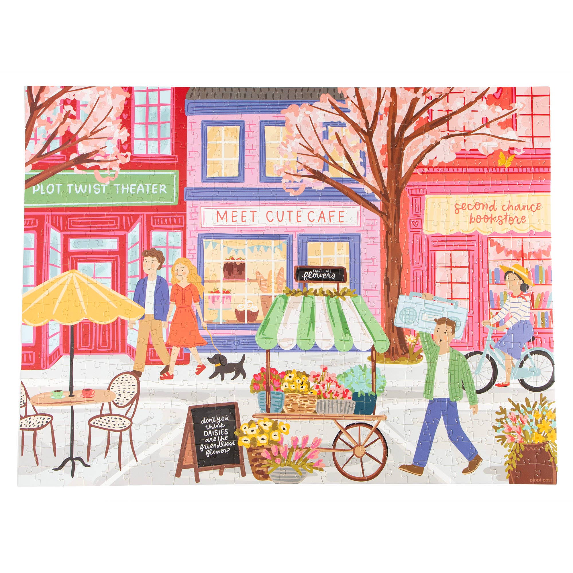 Match Made In Pieces | 500-Piece Rom-Com Jigsaw Puzzle for Romance Book Lovers
