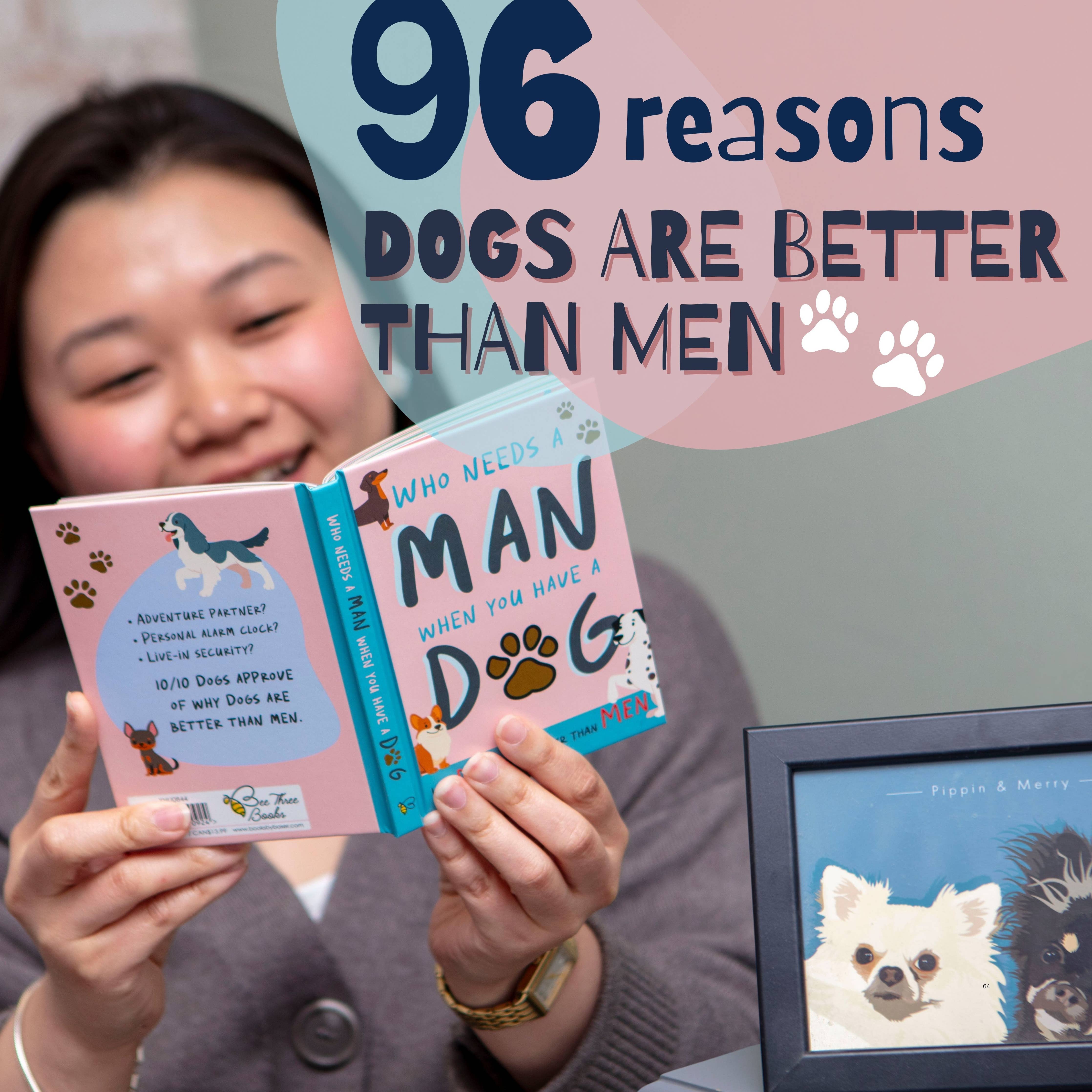 Who Needs a Man When You Have a Dog? | Funny Dog Gift Book