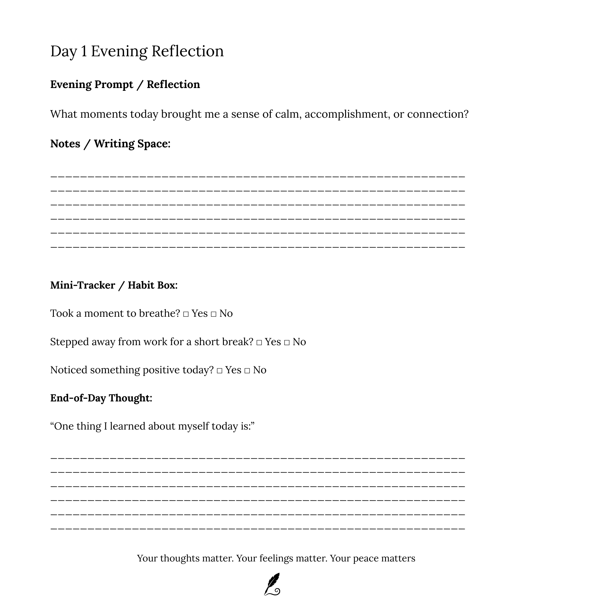 Sip & Reflect™ Balanced Reflection Journal | 60-Day Guided Reflection Journey