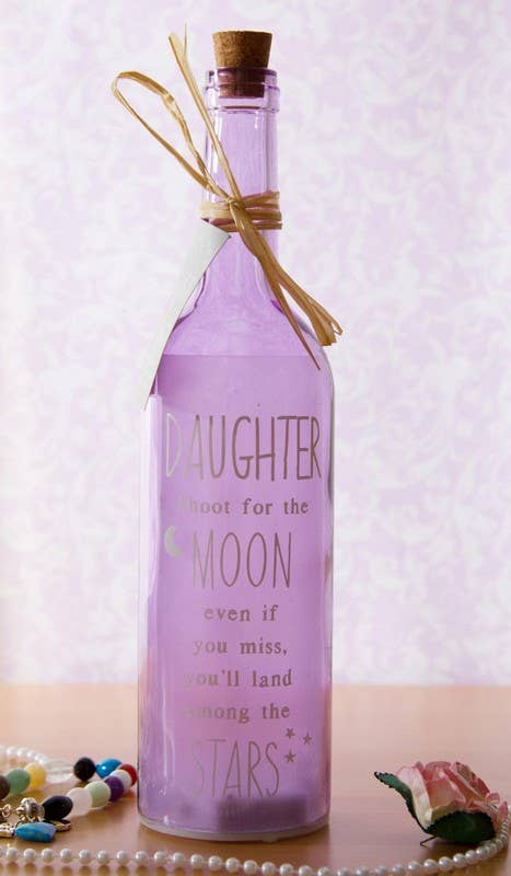 Daughter Starlight Bottle Gift | LED Sentimental Decor for Daughter