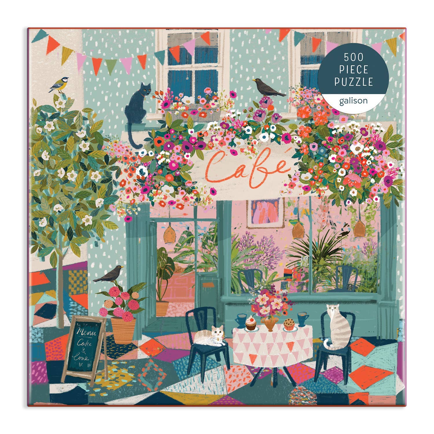 Afternoon Tea | 500-Piece Jigsaw Puzzle Featuring a Charming Café Scene