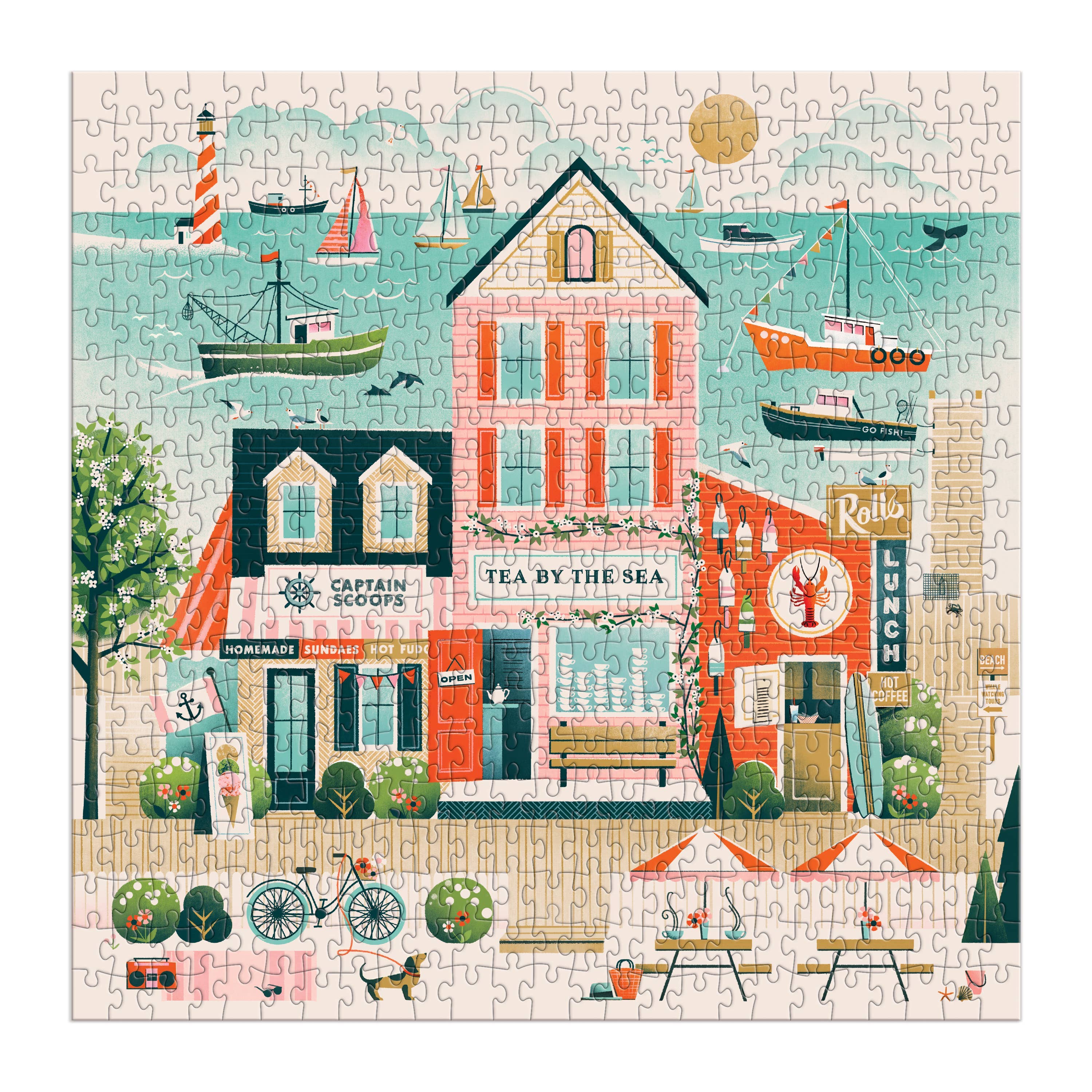 Beside the Sea | 500-Piece Coastal Jigsaw Puzzle