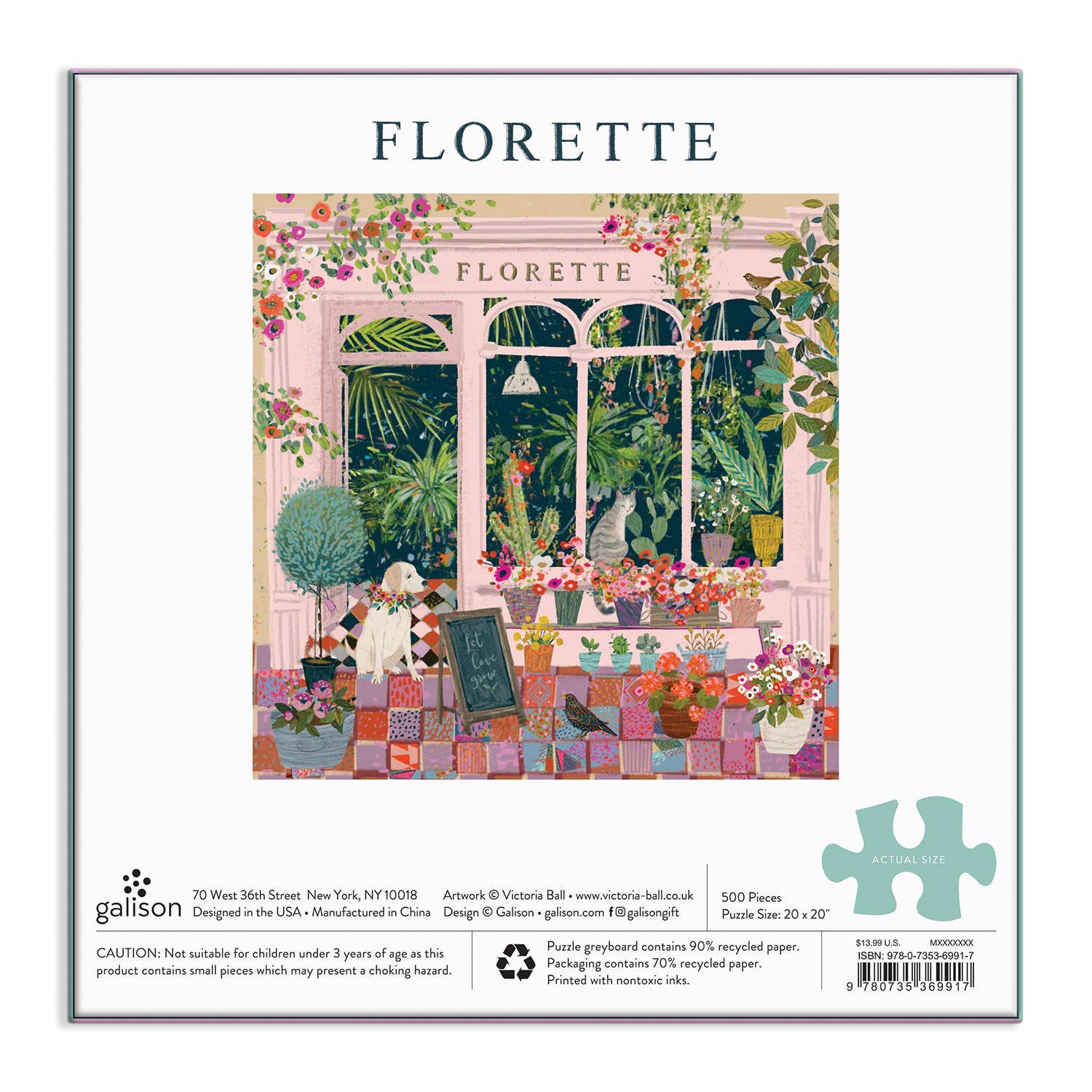 Florette | 500-Piece Plant Shop Jigsaw Puzzle