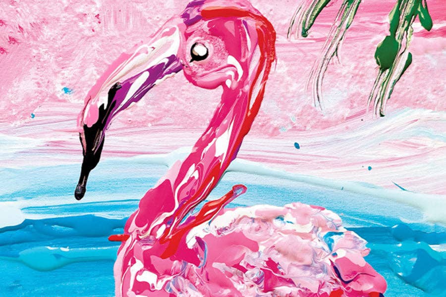 Flamingo | 150-Piece Micro Jigsaw Puzzle for Flamingo & Art Lovers