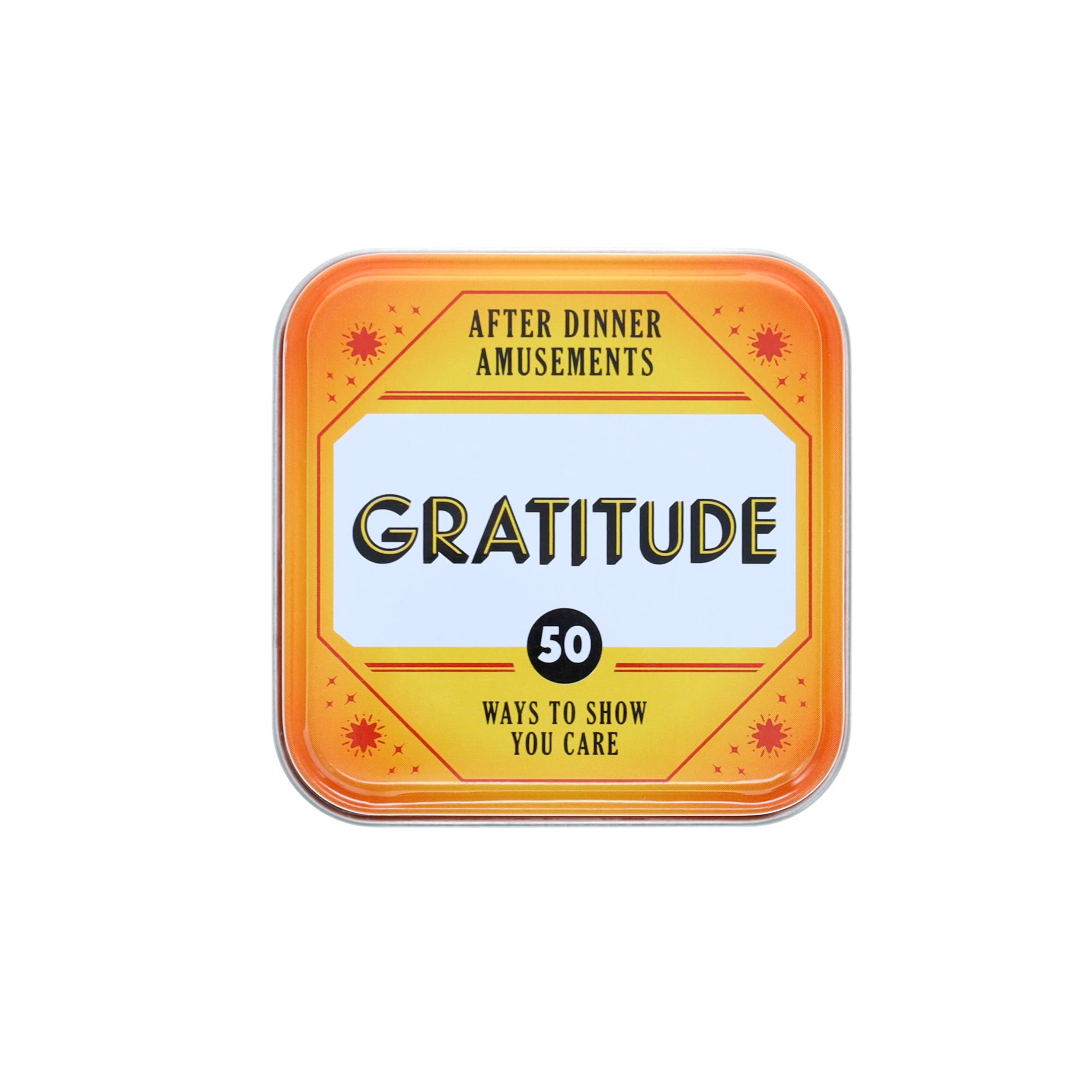 After Dinner Amusements: Gratitude | 50 Gratitude Prompts and Activities for Family and Friends