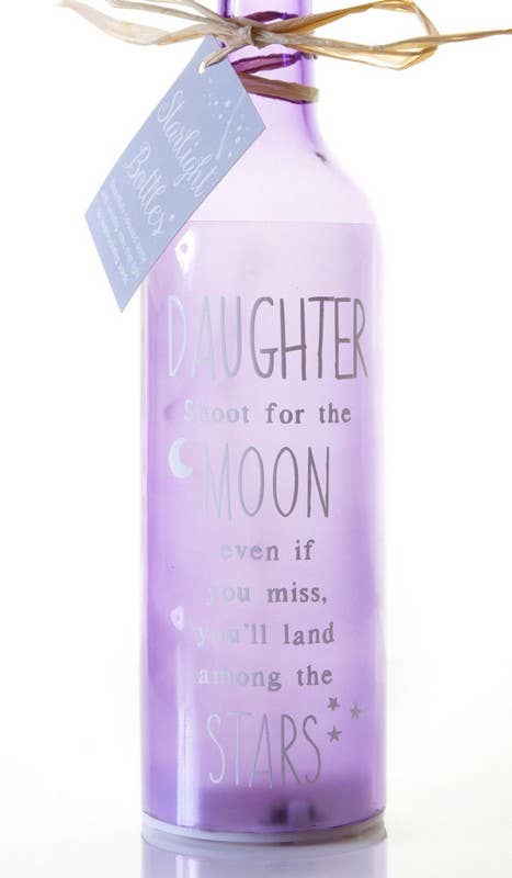Daughter Starlight Bottle Gift | LED Sentimental Decor for Daughter