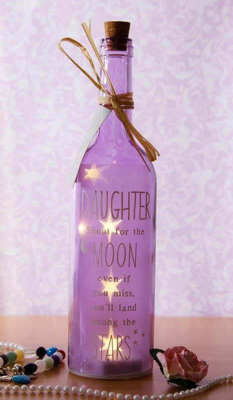 Daughter Starlight Bottle Gift | LED Sentimental Decor for Daughter