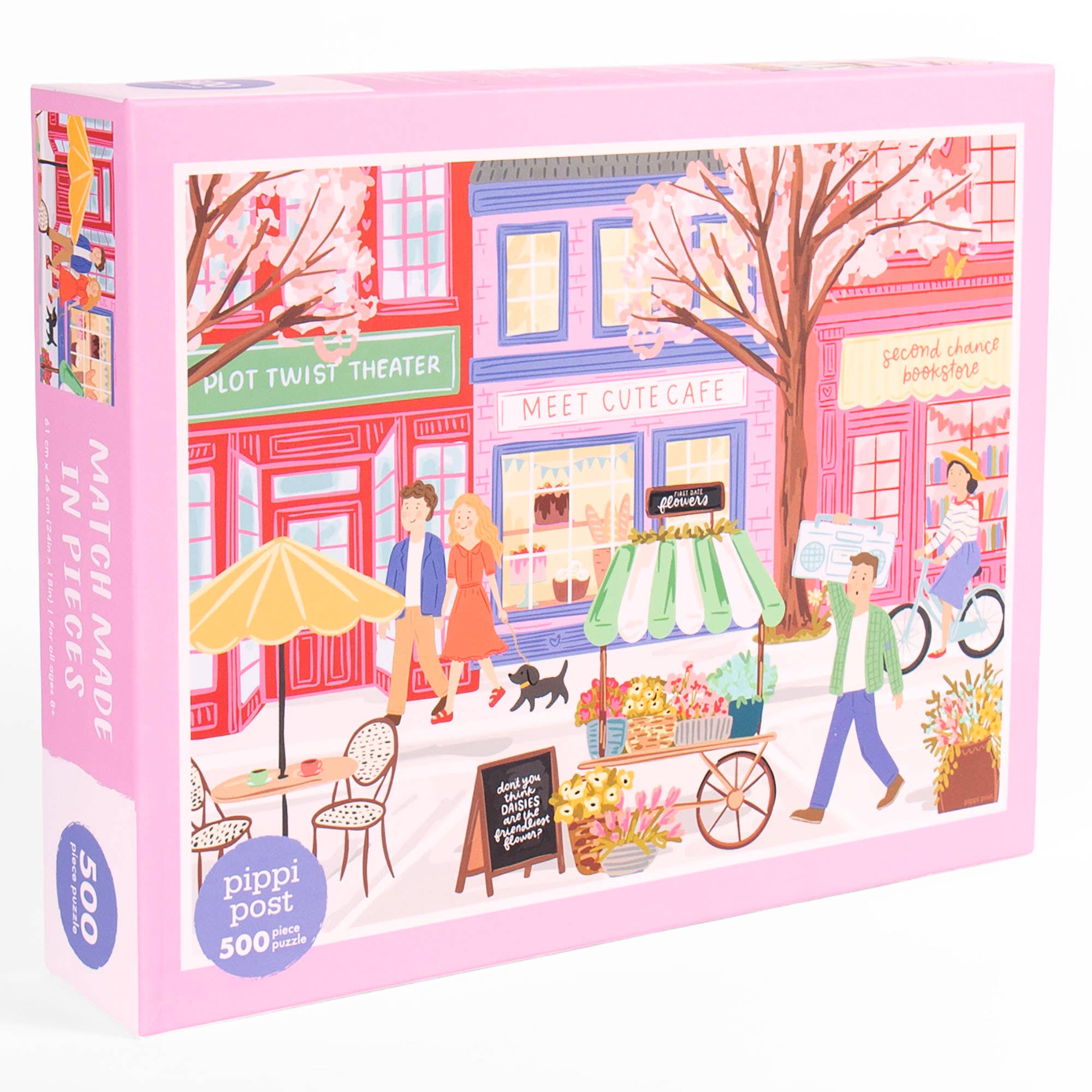 Match Made In Pieces | 500-Piece Rom-Com Jigsaw Puzzle for Romance Book Lovers