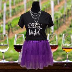 VWA Short Sleeve T-Shirt -WINE GIRL WASTED