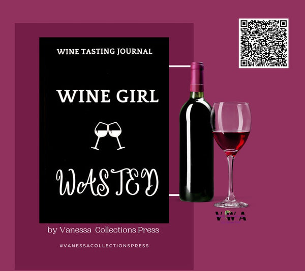 Wine Tasting Journal-WINE GIRL WASTED