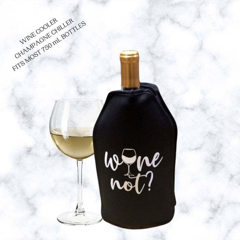 VWA Wine and Champagne Cooler Sleeve-WINE NOT